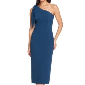 Dress The Population - Tiffany One Shoulder Midi Dress
